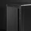 Korpusas CHIEFTEC BS-20B-OP Midi Tower, juodas, microATX/Mini-ITX, 2x 3,5 colio, max GPU 27 cm, 1x 5,25 colio lizdas, USB-C
