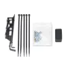 Korpusas CHIEFTEC BS-20B-OP Midi Tower, juodas, microATX/Mini-ITX, 2x 3,5 colio, max GPU 27 cm, 1x 5,25 colio lizdas, USB-C