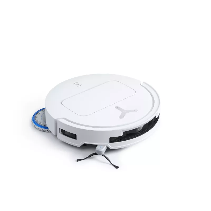 Robotinis dulkių siurblys ir šluostė Ecovacs Deebot T50 Pro Omni – 185 min veikimo laikas, 6400 mAh baterija, 3 L bazės dulkėms talpa, D-ToF lidar navigacija, šlapias valymas, 9 mm įveikimas