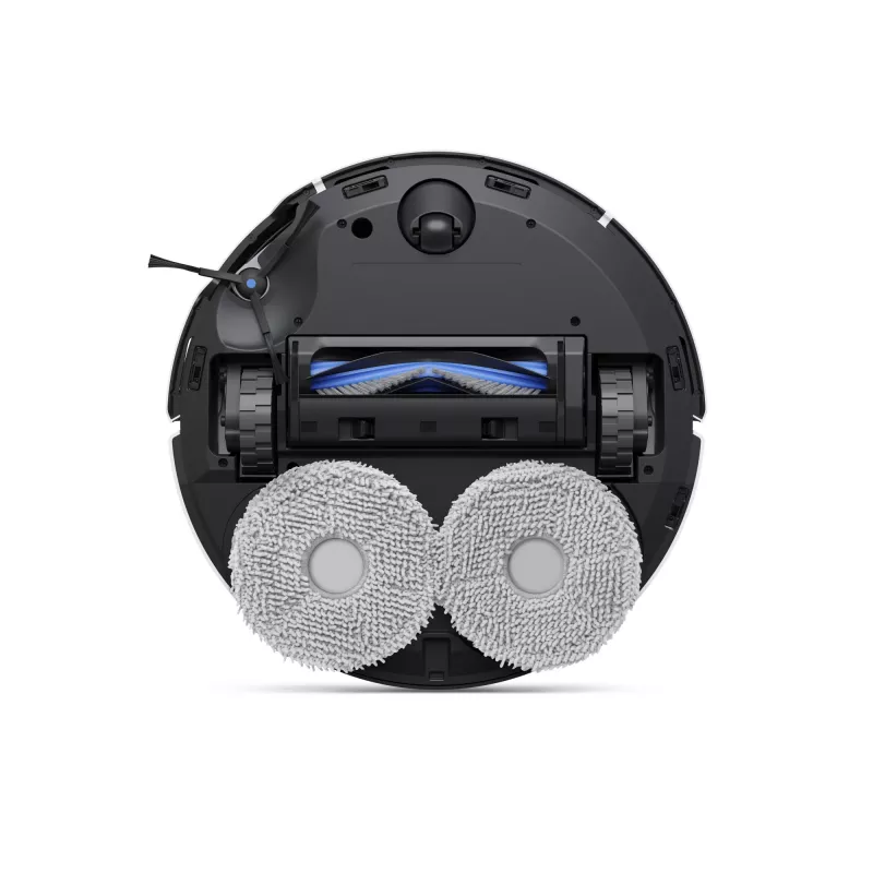 Robotinis dulkių siurblys ir šluostė Ecovacs Deebot T50 Pro Omni – 185 min veikimo laikas, 6400 mAh baterija, 3 L bazės dulkėms talpa, D-ToF lidar navigacija, šlapias valymas, 9 mm įveikimas