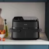 Philips 1000 serijos NA150/00 karšto oro gruzdintuvė, dviguba, 7 L, 2450 W, juoda
