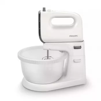 Philips 5000 Series HR3745/00 rankinis plaktuvas su stovu ir dubeniu 450 W pilkai/baltas