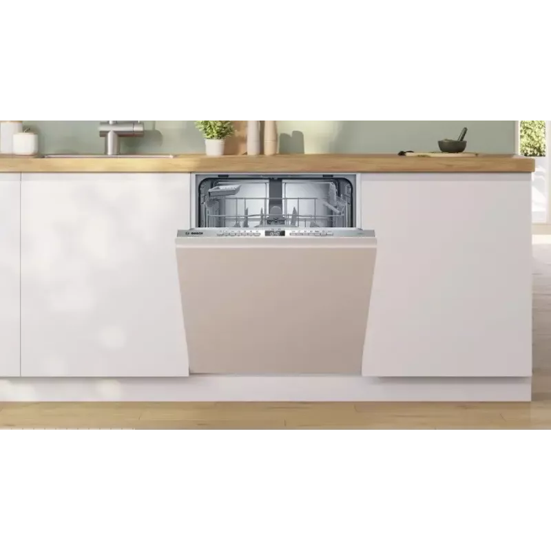 Integruojama indaplovė Bosch Serie 4 SMV4HVX11E — 14 komplektų, pilnas dydis 60 cm, energijos klasė C