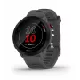 Išmanusis laikrodis GARMIN Forerunner 55, apvalus 42 mm korpusas, pilka spalva, silikoninis dirželis, GPS/GLONASS/Galileo, 5 ATM atsparumas vandeniui