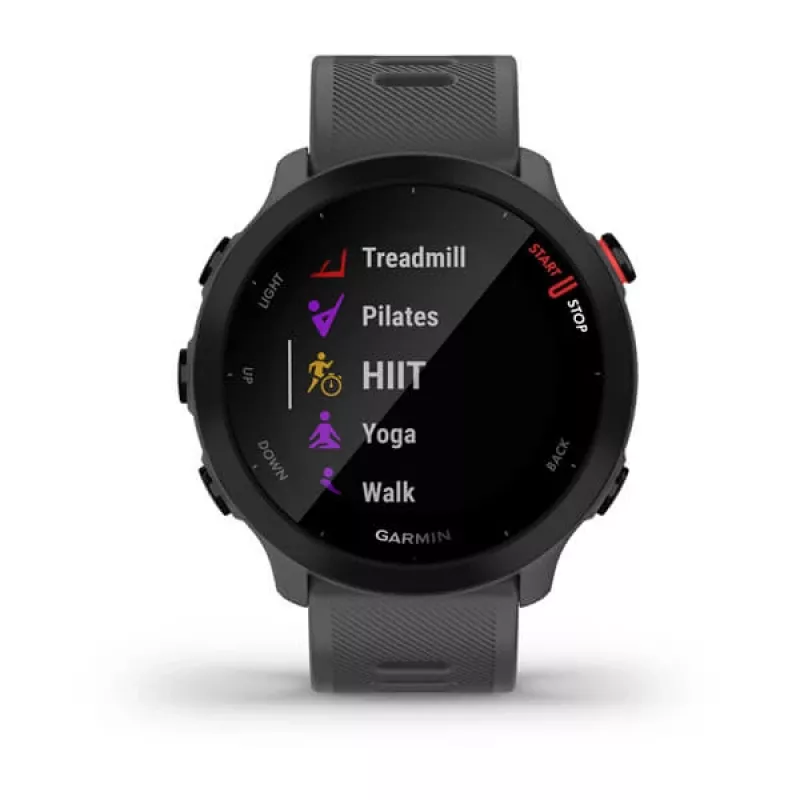 Garmin Forerunner 55 išmanusis laikrodis, GPS, 42 mm, pilkos spalvos