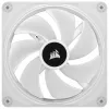 CORSAIR Qx RGB Series Icue Link Qx140 RGB White 140 mm ventiliatorius su magnetiniu guoliu ir RGB apšvietimu