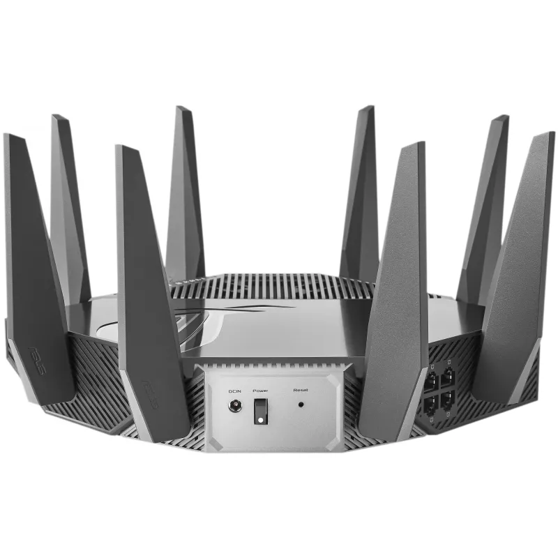 ASUS GT-AXE11000 belaidis maršrutizatorius Gigabit Ethernet Triju juostų (2.4 GHz / 5 GHz / 6 GHz) Juoda