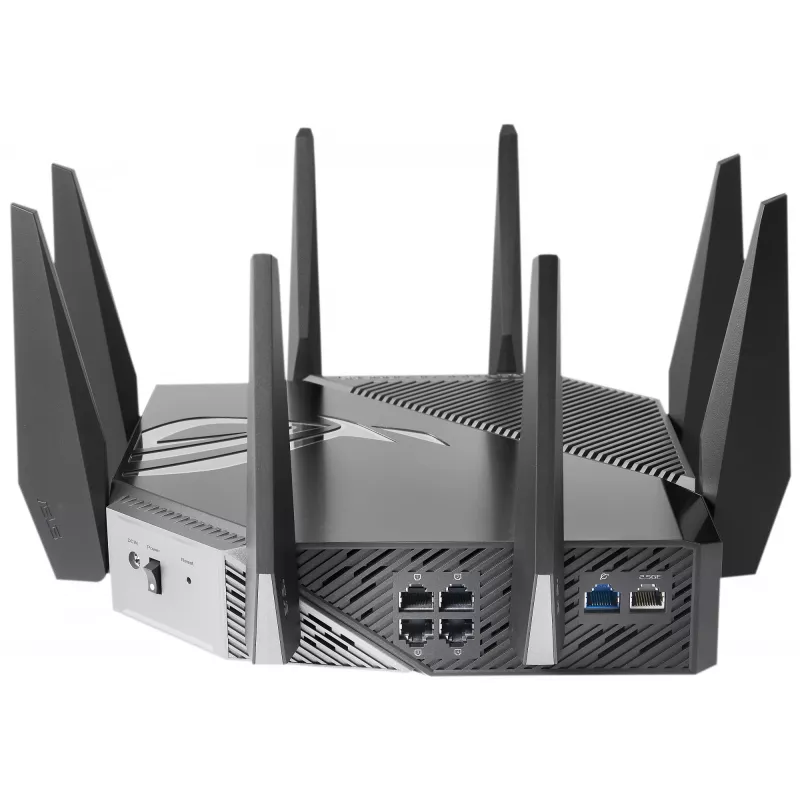 ASUS GT-AXE11000 belaidis maršrutizatorius Gigabit Ethernet Triju juostų (2.4 GHz / 5 GHz / 6 GHz) Juoda