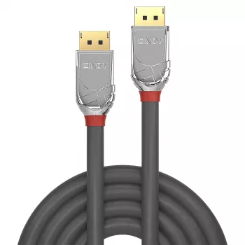 Lindy 5m DisplayPort 1.2 laidas, Cromo Line, 5 m, DisplayPort, DisplayPort, Kištukas, Kištukas, 4096 x 2160 pikseliai