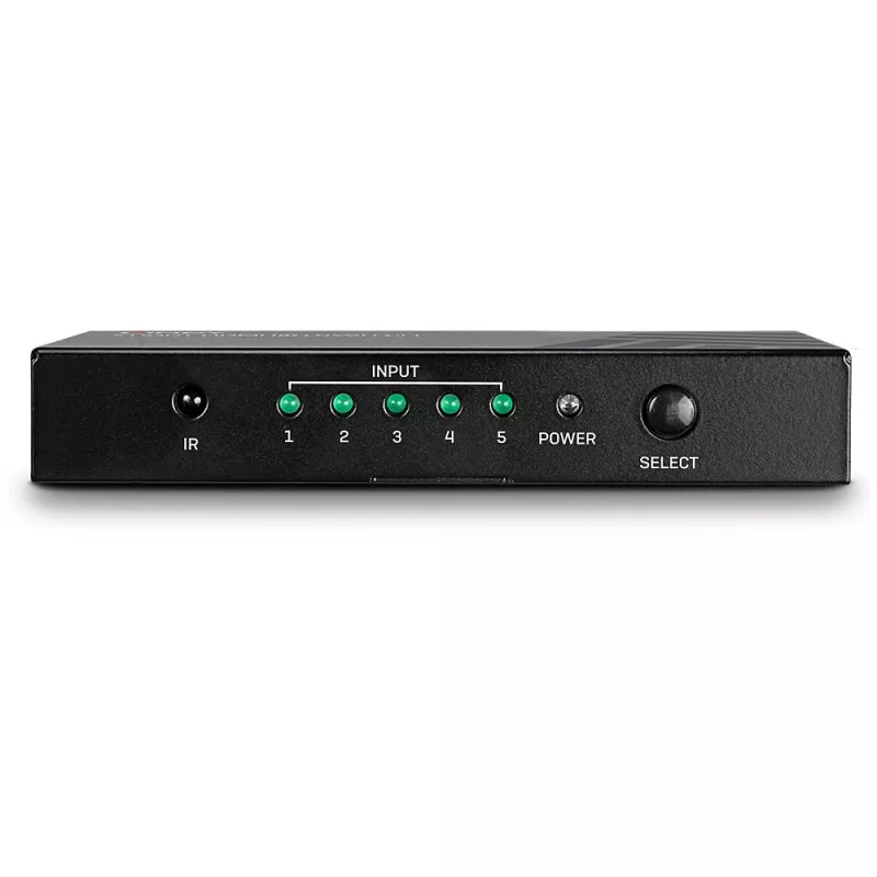 Lindy 38233 5 prievadų HDMI 2.0 18G jungiklis, 5x HDMI, stalinis