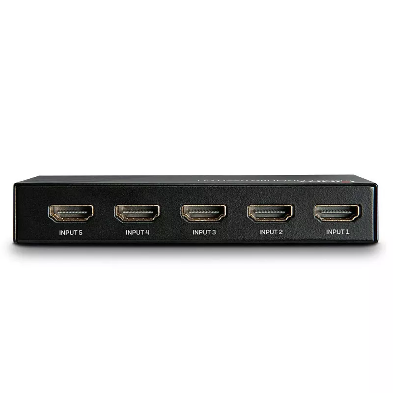Lindy 38233 5 prievadų HDMI 2.0 18G jungiklis, 5x HDMI, stalinis