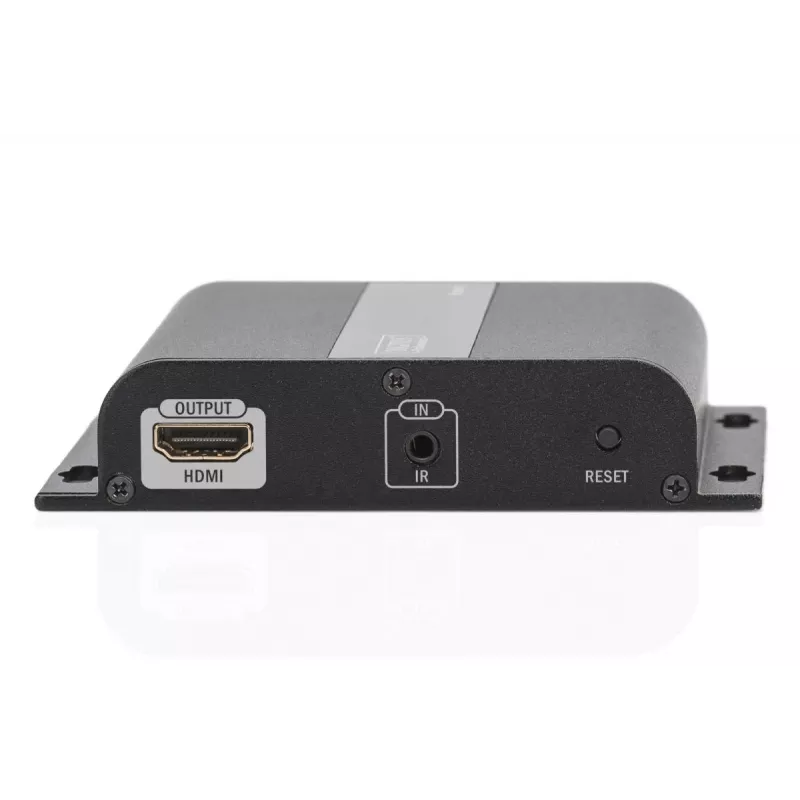 DIGITUS HDMI Extender 4K per IP, imtuvas (DS-55123), iki 120 m per CAT6, 4K2K/30Hz, juoda