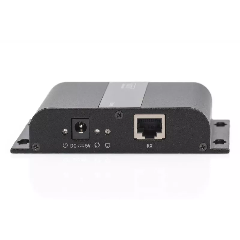 DIGITUS HDMI Extender 4K per IP, imtuvas (DS-55123), iki 120 m per CAT6, 4K2K/30Hz, juoda