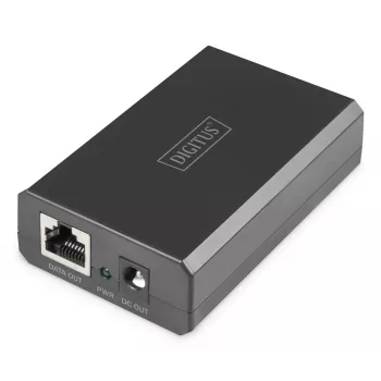 DIGITUS Gigabit Ethernet PoE skirstytuvas 802.3af/at/bt Išėjimas: 12V/4,25A 24V/2,125A 51W