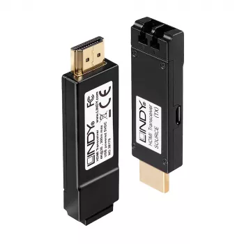 HDMI siųstuvas-imtuvas Lindy 300m Šviesolaidinis HDMI 4K30 Prailgintuvas