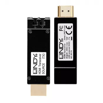 HDMI siųstuvas-imtuvas Lindy 300m Šviesolaidinis HDMI 4K30 Prailgintuvas