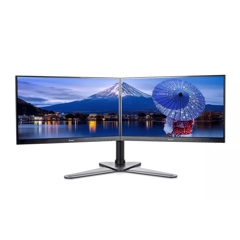 iiyama DS1002D-B1 monitor laikiklis / stovas 76,2 cm (30 inch) stalas Juoda