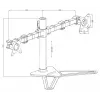 iiyama DS1002D-B1 monitor laikiklis / stovas 76,2 cm (30 inch) stalas Juoda