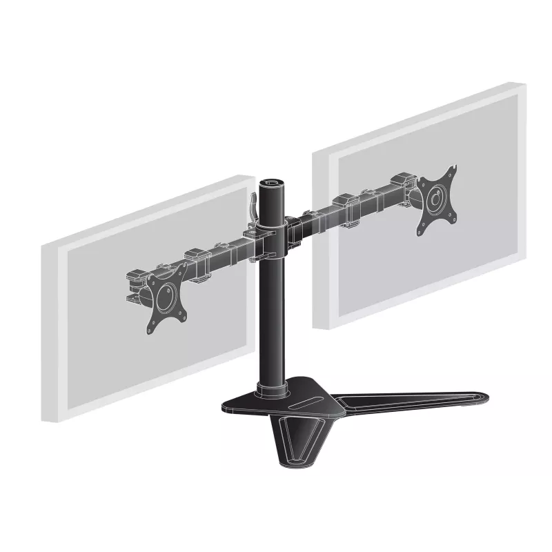 iiyama DS1002D-B1 monitor laikiklis / stovas 76,2 cm (30 inch) stalas Juoda