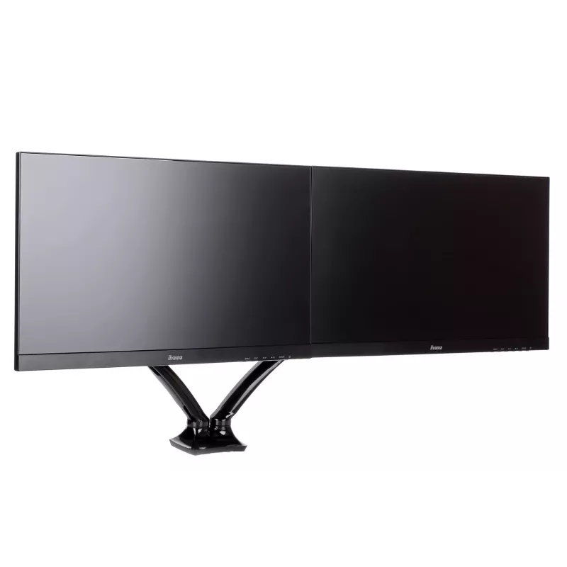 IIYAMA DS3002C-B1 dviejų monitorių laikiklis / stovas 68,6 cm (27 col.) stalas Juoda