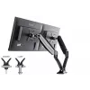 IIYAMA DS3002C-B1 dviejų monitorių laikiklis / stovas 68,6 cm (27 col.) stalas Juoda