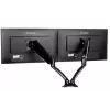 IIYAMA DS3002C-B1 dviejų monitorių laikiklis / stovas 68,6 cm (27 col.) stalas Juoda