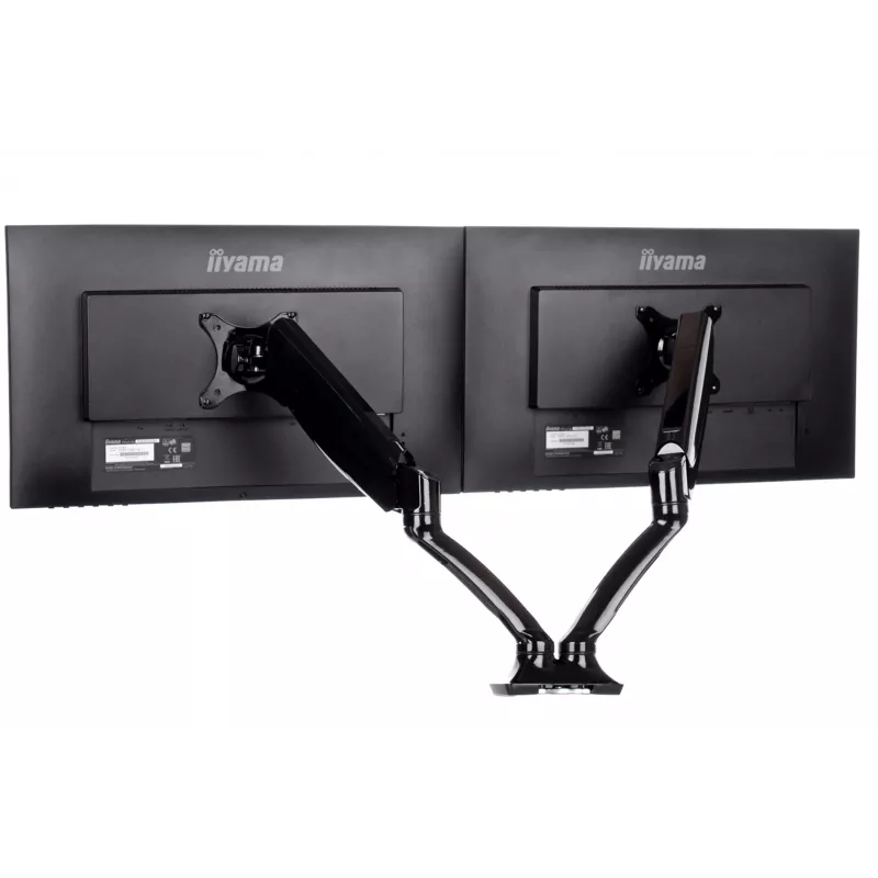 IIYAMA DS3002C-B1 dviejų monitorių laikiklis / stovas 68,6 cm (27 col.) stalas Juoda