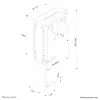 Neomounts CPU-D100BLACK CPU laikiklis po stalu - iki 30 kg - universalus