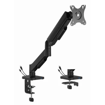 Stalinis monitoriaus laikiklis Gembird MA-DA1U-01 32 colių (81,3 cm) ekranams, max 9 kg, VESA 75x75–100x100, juodas
