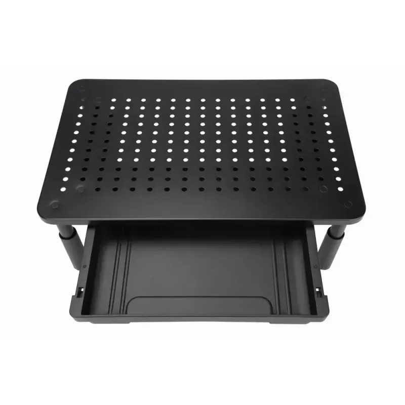Gembird MS-TABLE-D-01 reguliuojamas stovas monitoriui su stalčiuku