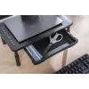 Gembird MS-TABLE-D-01 reguliuojamas stovas monitoriui su stalčiuku