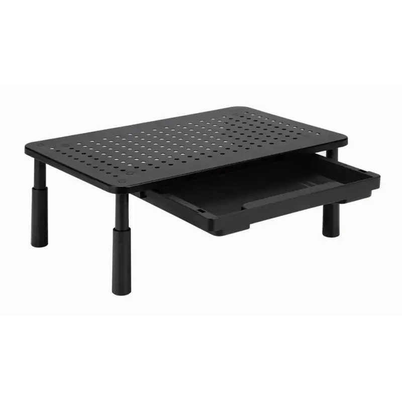 Gembird MS-TABLE-D-01 reguliuojamas stovas monitoriui su stalčiuku