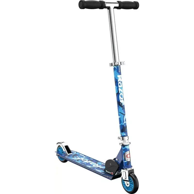 Paspirtukas Razor Model A Shark Camo – sulankstomas, lengvas, vaikams ir paaugliams