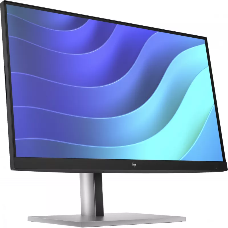 HP E-Series E22 G5 FHD Monitor, 54,6 cm (21,5 colio), 1920 x 1080 pikselių, Full HD, LCD, 5 ms, juodas, sidabrinis