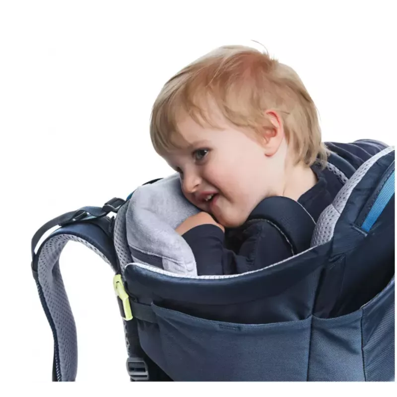 Kuprinė nešiojimui vaikams DEUTER Kid Comfort Poliamidas Mėlyna, maks. apkrova 22 kg, svoris 3,23 kg, išmatavimai 72×43×34 cm