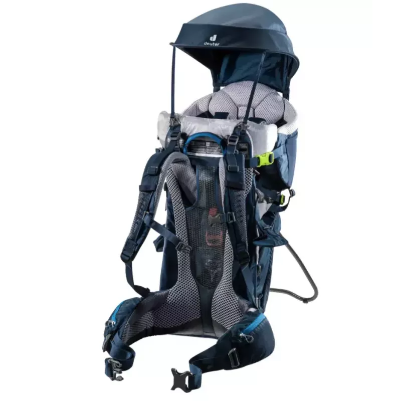 Kuprinė nešiojimui vaikams DEUTER Kid Comfort Poliamidas Mėlyna, maks. apkrova 22 kg, svoris 3,23 kg, išmatavimai 72×43×34 cm