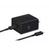 Sieninis įkroviklis Samsung EP-T4511 45W USB‑C PD 3.0, 100–240V, juodas, išmaniesiems telefonams ir planšetėms