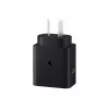 Sieninis įkroviklis Samsung EP-T4511 45W USB‑C PD 3.0, 100–240V, juodas, išmaniesiems telefonams ir planšetėms