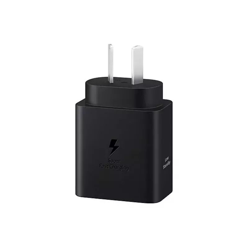 Sieninis įkroviklis Samsung EP-T4511 45W USB‑C PD 3.0, 100–240V, juodas, išmaniesiems telefonams ir planšetėms
