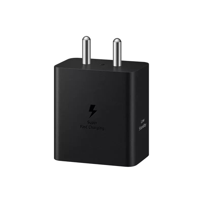 Sieninis įkroviklis Samsung EP-T4511 45W USB‑C PD 3.0, 100–240V, juodas, išmaniesiems telefonams ir planšetėms