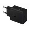 Sieninis įkroviklis Samsung EP-T4511 45W USB‑C PD 3.0, 100–240V, juodas, išmaniesiems telefonams ir planšetėms