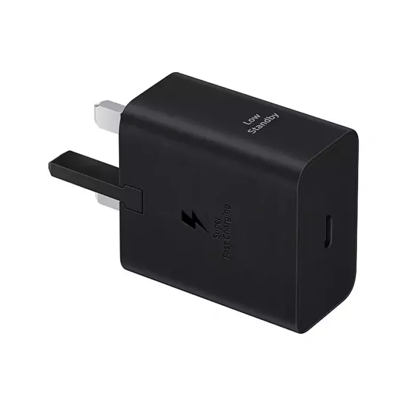 Sieninis įkroviklis Samsung EP-T4511 45W USB‑C PD 3.0, 100–240V, juodas, išmaniesiems telefonams ir planšetėms