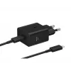 Sieninis įkroviklis Samsung EP-T4511 45W USB‑C PD 3.0, 100–240V, juodas, išmaniesiems telefonams ir planšetėms