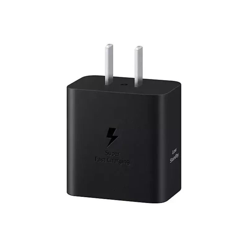 Sieninis įkroviklis Samsung EP-T4511 45W USB‑C PD 3.0, 100–240V, juodas, išmaniesiems telefonams ir planšetėms