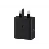 Sieninis įkroviklis Samsung EP-T4511 45W USB‑C PD 3.0, 100–240V, juodas, išmaniesiems telefonams ir planšetėms