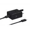 Sieninis įkroviklis Samsung EP-T4511 45W USB‑C PD 3.0, 100–240V, juodas, išmaniesiems telefonams ir planšetėms