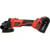Kampinis šlifuoklis YATO YT-828295, belaidis 18 V, bešepetėlis, 125 mm diskas, 2x 4 Ah Li-Ion akumuliatoriai, 1,26 kg