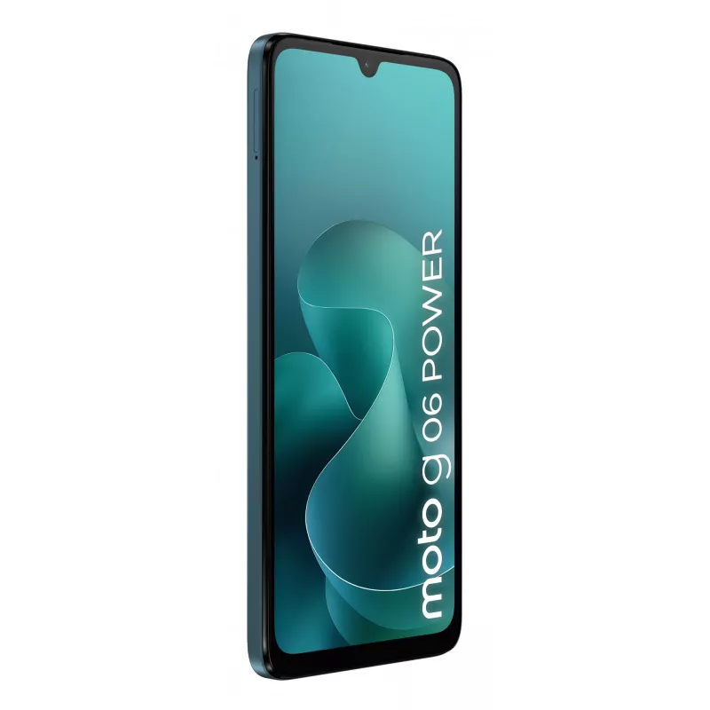 Motorola Moto G06 Power PB9W0005PL išmanusis telefonas, 17,5 cm (6,88″), Dual SIM, 4G, 4 GB/64 GB, 7000 mAh, Android 15, USB-C, mėlynas (Pantone Tapestry)