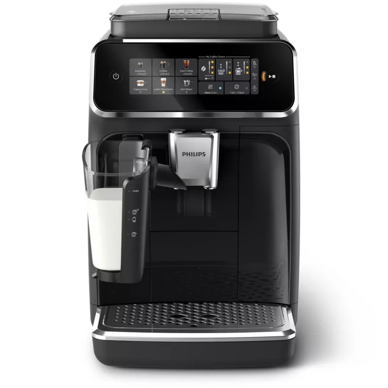 Ekspreso kavos aparatas Philips EP3341/50 pilnai automatinis, 1,8 L vandens talpa, 275 g pupelių talpa, 0,26 L pieno talpa, 15 barų, keraminis malūnėlis
