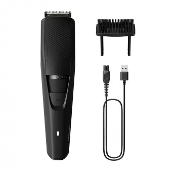 Philips BEARDTRIMMER Series 3000 BT3234/15 barzdų kirpimo mašinėlė, baterija, juoda
